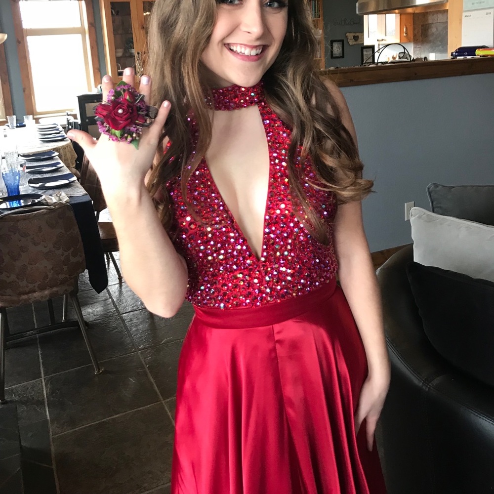 Gorgeous Red Sherri Hill